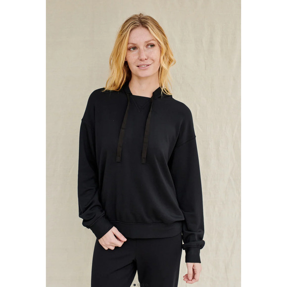 Stateside Women Softest Fleece Hoodie Black Size XS - Picture 1 of 4